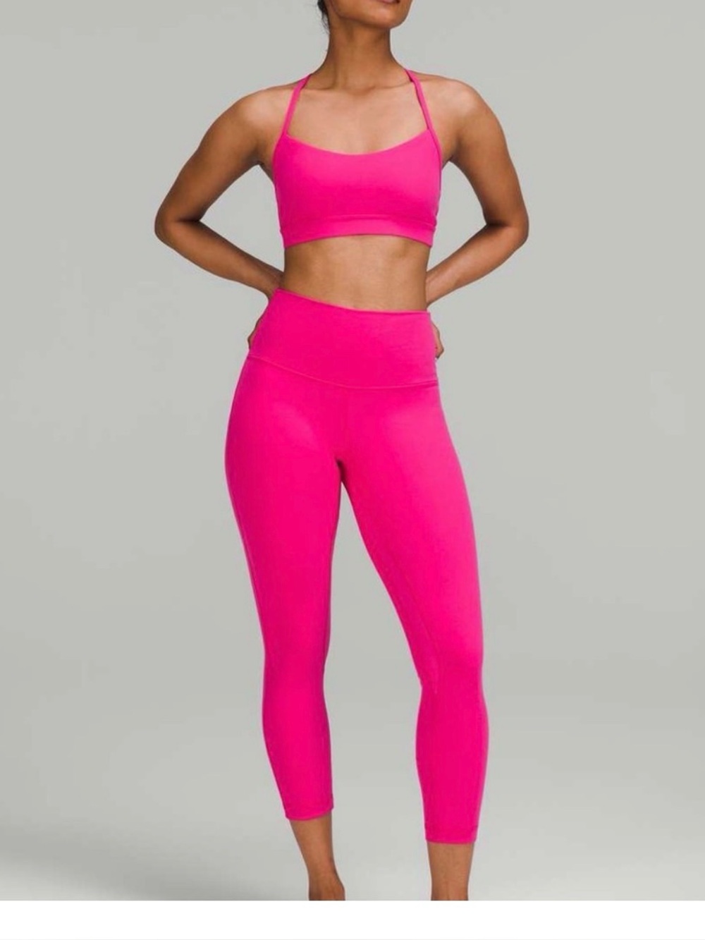 lululemon athletica pink align leggings 25”